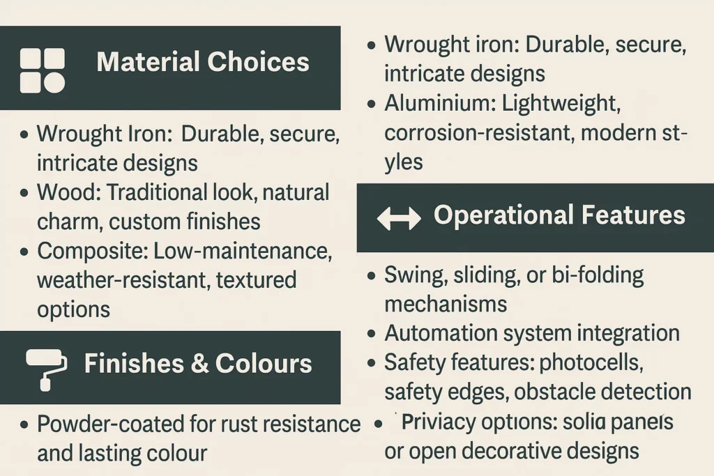 How Can Electric Gates Be Customised and Designed to Fit Your Property