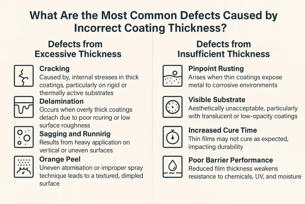 What Are the Most Common Defects Caused by Incorrect Coating Thickness