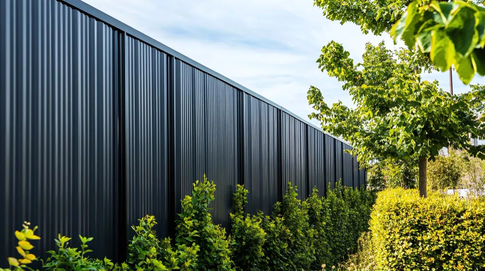 Corrugated Metal Fences