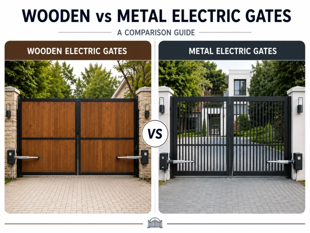 Wooden vs Metal Electric Gates