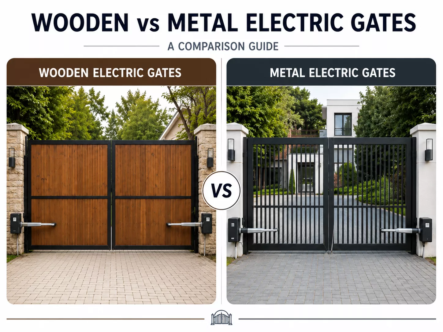 Wooden vs Metal Electric Gates