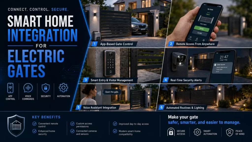 Smart Home Integration for Electric Gates