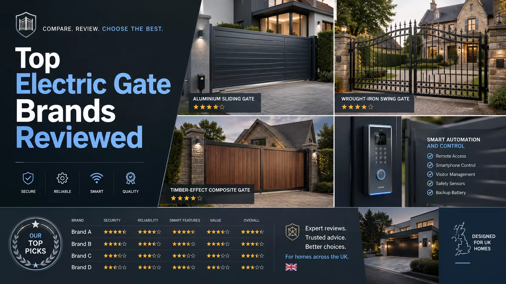 Top Electric Gate Brands Reviewed