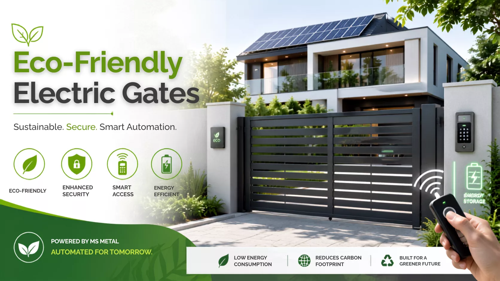 Eco-Friendly Electric Gates
